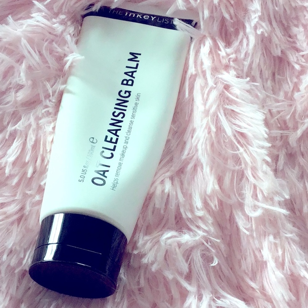 New The Inkey List Oat Cleansing Balm makeup remover